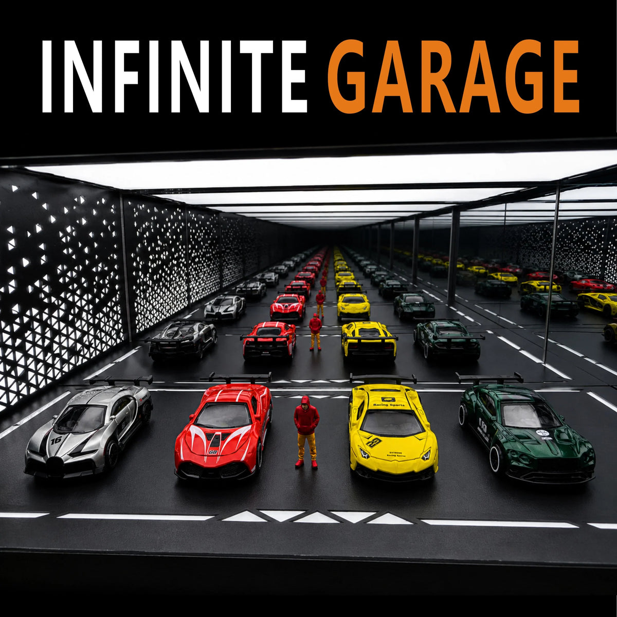 Infinite Garage Display Case for 1:24 Scale Models