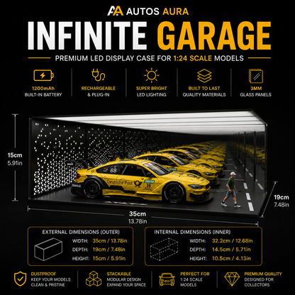 Infinite Garage Display Case for 1:24 Scale Models