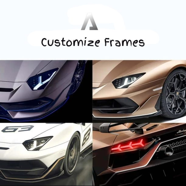 Customize neon frame