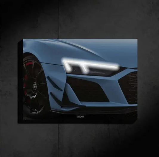 Audi R8 V10 GT FINAL NEON Poster [A1] Auto Aura