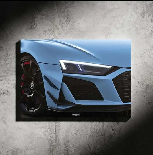 Audi R8 V10 GT FINAL NEON Poster [A1] Auto Aura