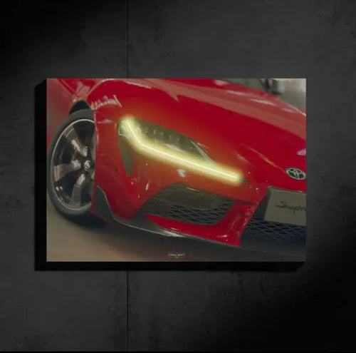 Toyota SUPRA NEON Poster [T1] Auto Aura