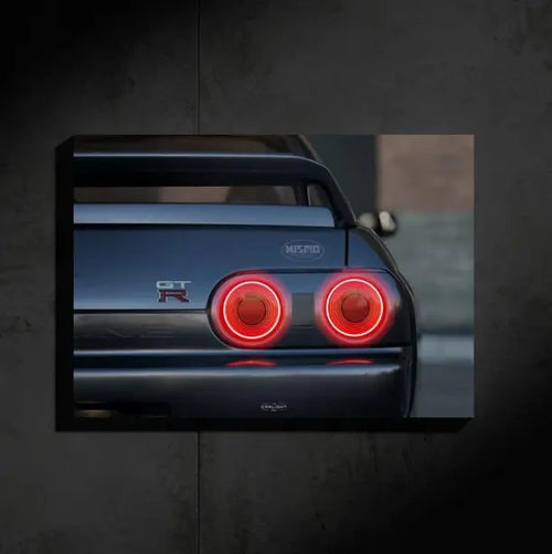 Nissan Skyline GTR R32 NEON Poster [N1] Auto Aura