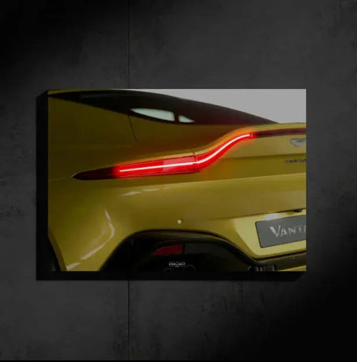 Aston Martin Vantage NEON Poster Auto Aura