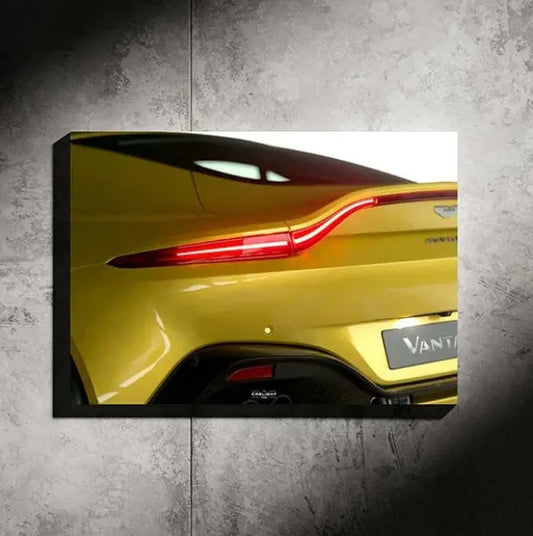 Aston Martin Vantage NEON Poster Auto Aura