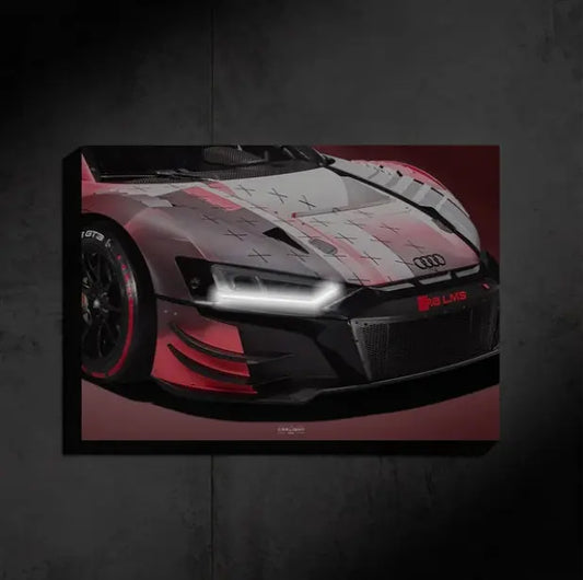 Audi R8 GT3 NEON Poster [A2] Auto Aura