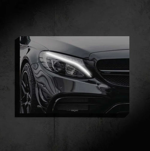 Mercedes AMG E63S NEON Poster [M3] Auto Aura