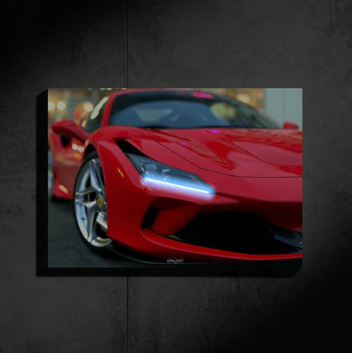 Ferrari F8 NEON Poster [F2] Auto Aura
