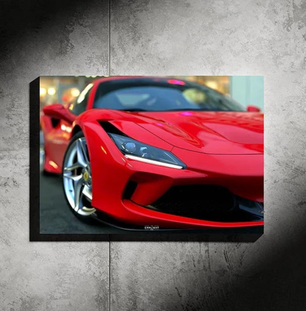 Ferrari F8 NEON Poster [F2] Auto Aura