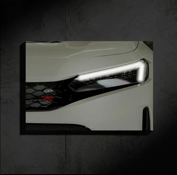 Honda Civic Type-R NEON Poster Auto Aura