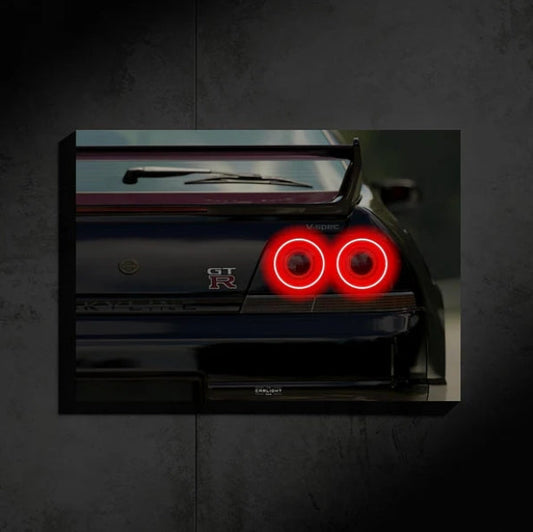 Nissan Skyline GTR R33 NEON Poster Auto Aura