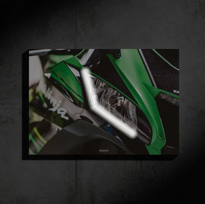 Kawasaki ZX10 R NEON Poster Auto Aura