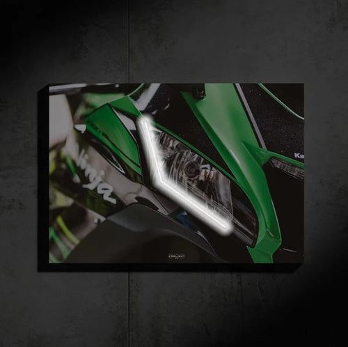 Kawasaki ZX10 R NEON Poster Auto Aura