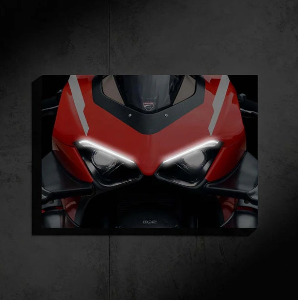 Ducati Panigale V4 R NEON Poster Auto Aura
