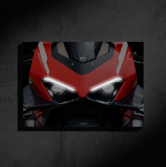 Ducati Panigale V4 R NEON Poster Auto Aura