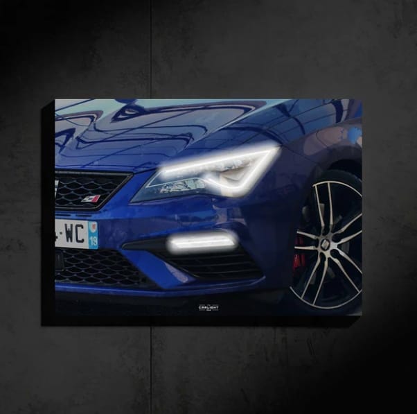 Customize neon frame