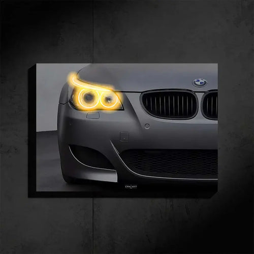 BMW M5 E60 V10 NEON Poster [BM1] Auto Aura